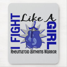 Fight Like A Girl Rheumatoid Arthritis 8.2 Mousepads
