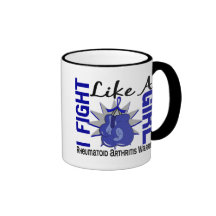 Fight Like A Girl Rheumatoid Arthritis 8.2 Mug