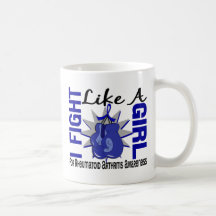 Fight Like A Girl Rheumatoid Arthritis 8.5 Coffee Mug
