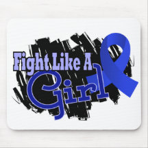 Fight Like A Girl Rheumatoid Arthritis RA 17.8 Mouse Pads