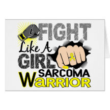 Fight Like A Girl Sarcoma 20.2 Greeting Card