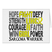 Fight Like A Girl Sarcoma 23.4 Greeting Cards