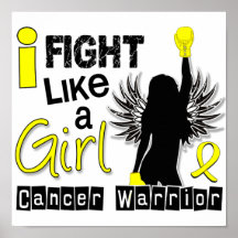 Fight Like A Girl Sarcoma 26.2 Posters