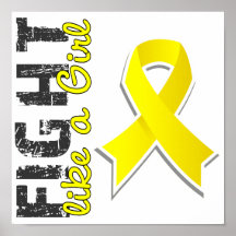Fight Like A Girl Sarcoma 28.8 Poster