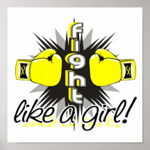 Fight Like A Girl Sarcoma 32.8 Posters