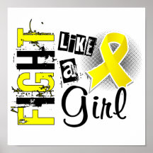 Fight Like A Girl Sarcoma 36.8 Print