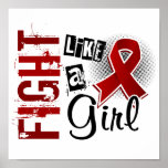 Fight Like A Girl Sickle Cell Disease 36.8 Print