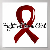 Fight Like A Girl Sickle Cell Disease 41.8 Poster