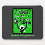 Fight Like A Girl Slogan Sign Cerebral Palsy Mouse Pad