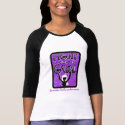 Fight Like A Girl Slogan Sign Domestic Violence shirt
