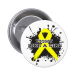 Fight Like A Girl Splatter - Bladder Cancer buttons