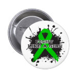 Fight Like A Girl Splatter - Cerebral Palsy buttons