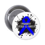 Fight Like A Girl Splatter - Colon Cancer buttons