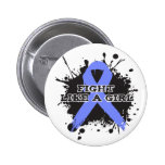 Fight Like A Girl Splatter - Esophageal Cancer buttons