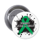 Fight Like A Girl Splatter - Liver Cancer buttons