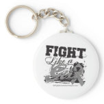 Fight Like a Girl Spray Paint - Brain Cancer keychains