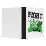 Fight Like a Girl Spray Paint - Cerebral Palsy 3 Ring Binder
