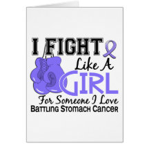 Fight Like A Girl Stomach Cancer 15.6 Cards