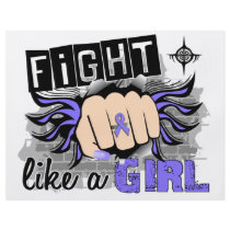 Fight Like A Girl Stomach Cancer 27.8 Flyer Design