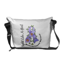 Fight Like A Girl Stomach Cancer 29S Messenger Bag