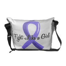 Fight Like A Girl Stomach Cancer 41.8 Messenger Bag