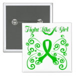 Fight Like A Girl Stylish Cerebral Palsy buttons
