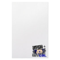 Fight Like A Girl Syringomyelia 27.8 Custom Stationery