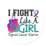 Fight Like A Girl Thyroid Cancer 15.2 Stickers