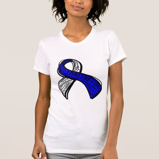 Fight Like a Girl Watermark - ALS Disease Shirt