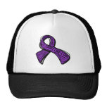Fight Like a Girl Watermark - Domestic Violence hats