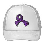 Fight Like a Girl Watermark - Domestic Violence hats