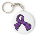 Fight Like a Girl Watermark - Domestic Violence keychains