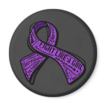 Fight Like a Girl Watermark - Domestic Violence magnets