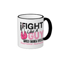 Fight Like A Guy Breast Cancer Coffee Mug