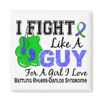 Fight Like A Guy EDS 15 Refrigerator Magnets