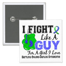 Fight Like A Guy EDS 15 Pinback Buttons