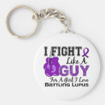 Fight Like A Guy Lupus 15 Keychains