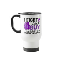 Fight Like A Guy Lupus 15 Mug