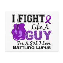 Fight Like A Guy Lupus 15 Post Cards