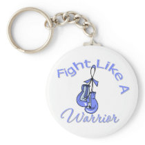 Fight Like A Warrior Esophageal Cancer Keychain