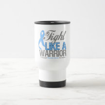 Fight Like a Warrior Prostate Cancer Mugs