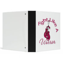 Fight Like A Warrior Sickle Cell Anemia 3 Ring Binder