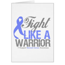 Fight Like a Warrior Stomach Cancer Card