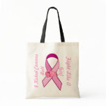 Fight Like Girl Cancer Awarenesss Ribbon Tote Bag bags