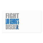 Fight Lou Gehrig's Disease business cards