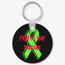 FIGHT LYME DISEASE 2 keychains