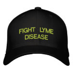FIGHT LYME DISEASE EMBROIDERED BASEBALL CAP FIGHT LYME DISEASE EMBROIDERED BASEBALL CAP