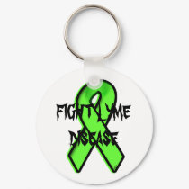 FIGHT LYME DISEASE keychains by texaslyme FIGHT LYME DISEASE keychains