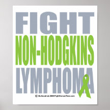 Fight Non-Hodgkins Lymphoma Posters