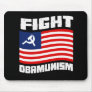 Fight Obamunism white Mouse Mat